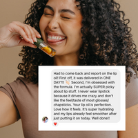 Lip Oil // Non-sticky Lip Gloss