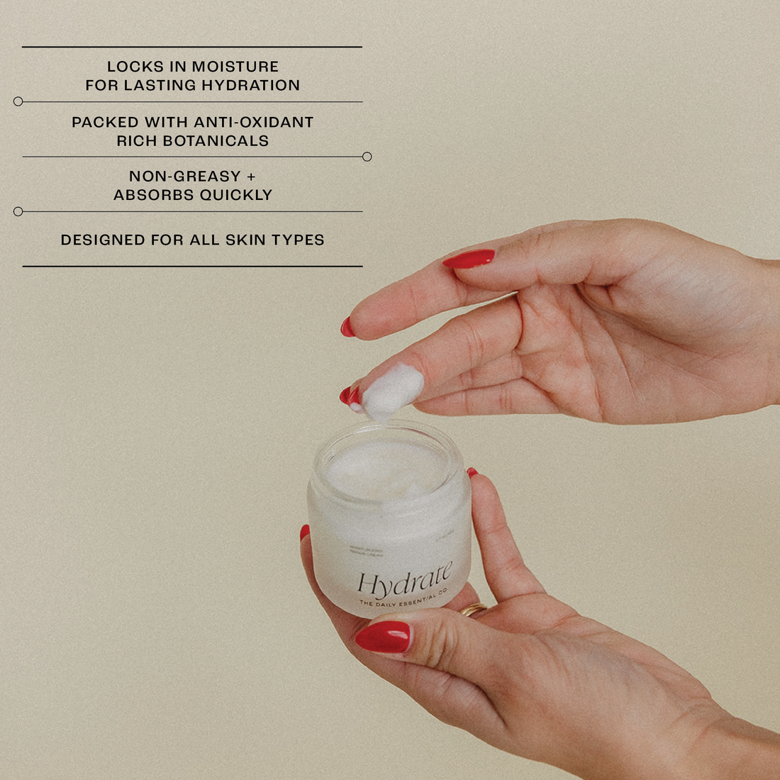Hydrate // Peptide + Squalane Moisturizer