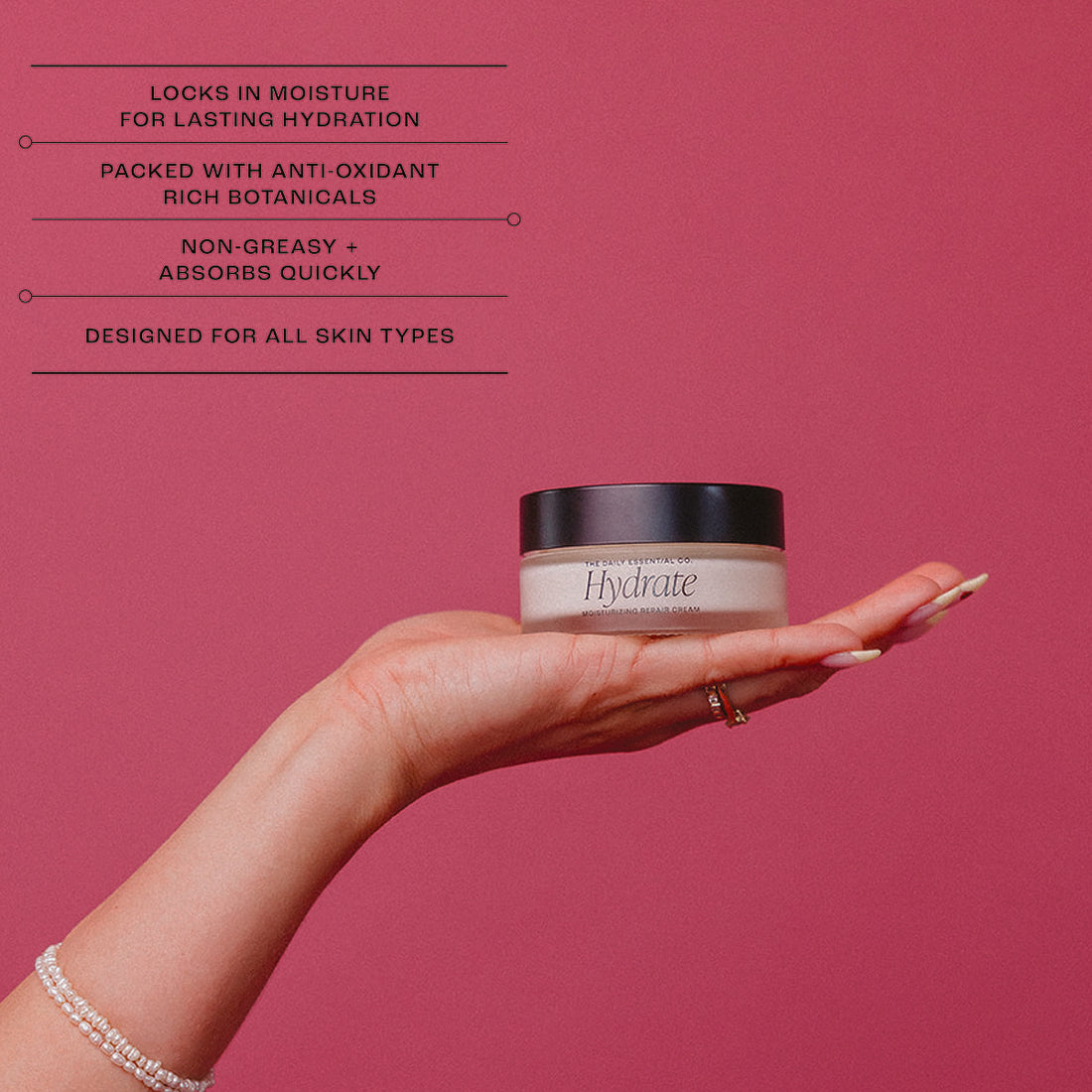 Hydrate // Peptide + Squalane Moisturizer